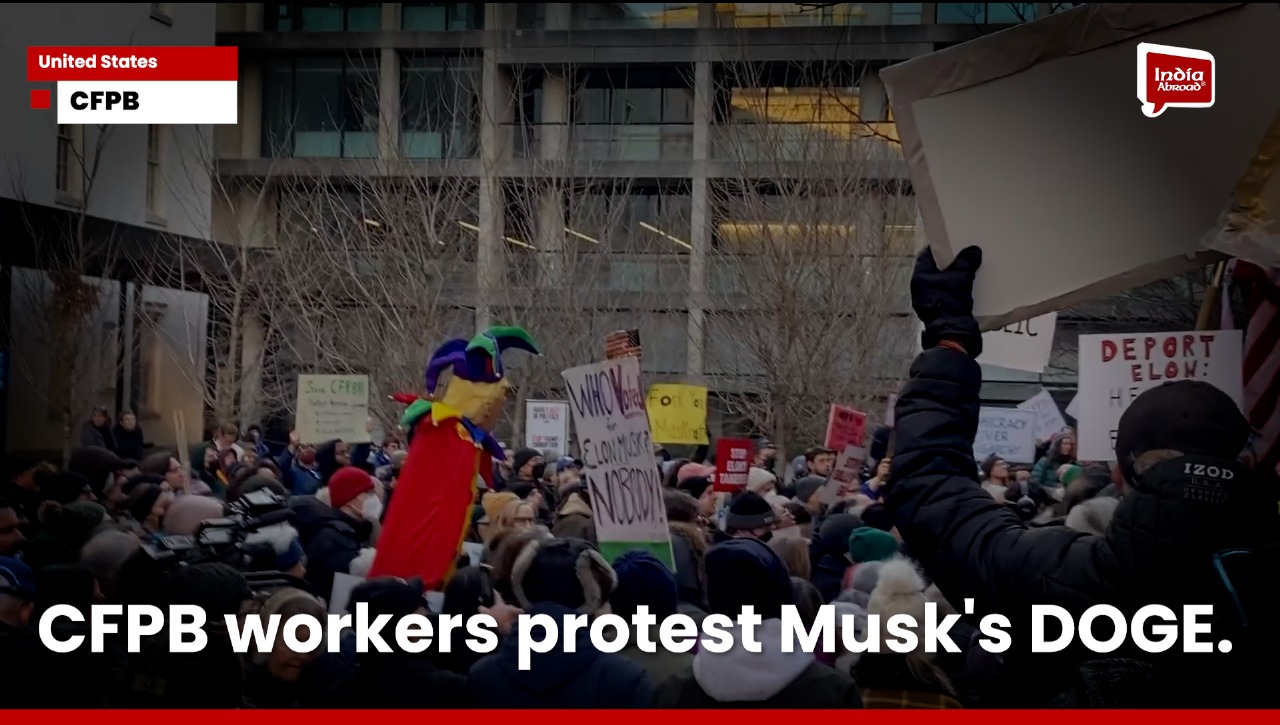 CFPB workers protest Musk's DOGE